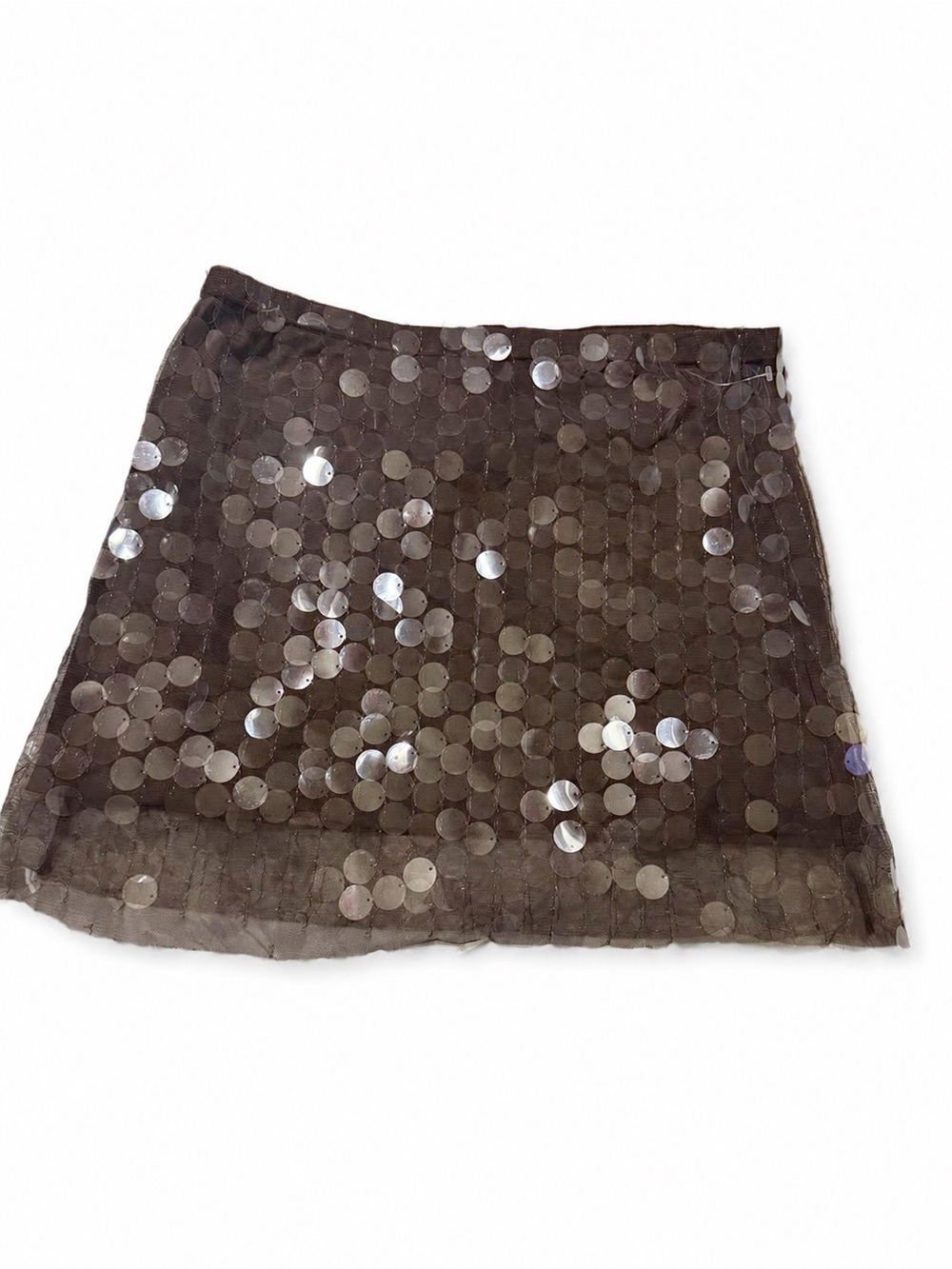 Sincerely Jules Brown Sequin Mini Skirt
